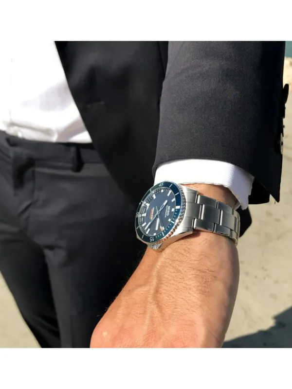 MIDO Herrenuhren-Ocean Star CAPTAIN Automatic Caliber 80, blue M026.430.11.041.00