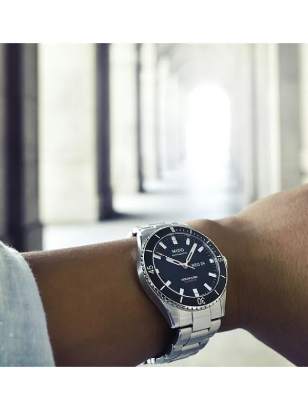 MIDO Herrenuhren-Ocean Star CAPTAIN Automatic Caliber 80, blue M026.430.11.041.00