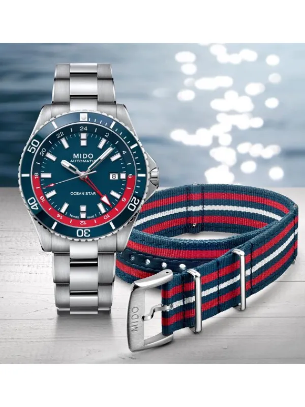 MIDO Herrenuhren-Ocean Star Captain GMT Set M026.629.11.041.00