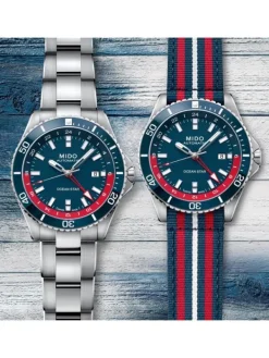 MIDO Herrenuhren-Ocean Star Captain GMT Set M026.629.11.041.00