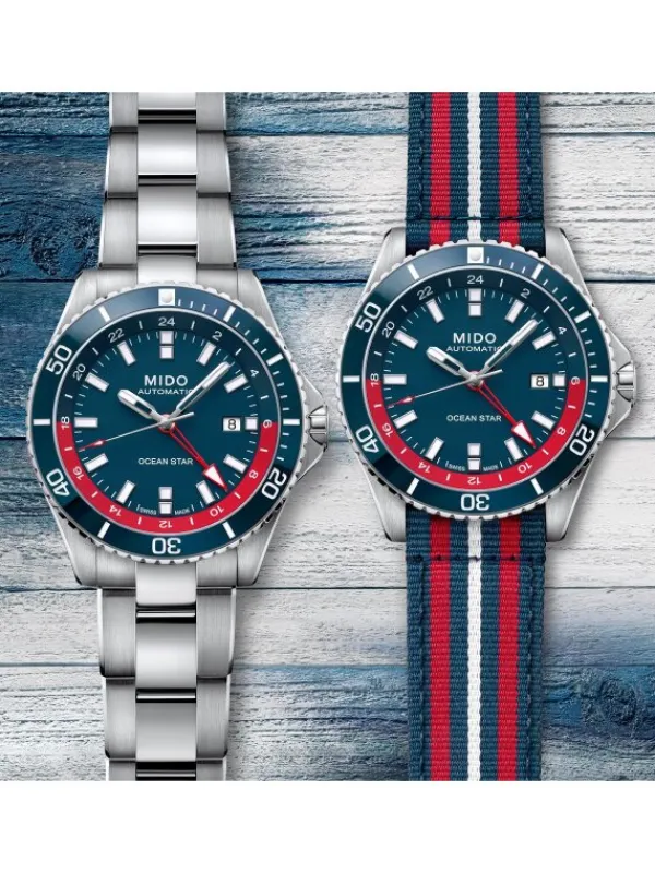 MIDO Herrenuhren-Ocean Star Captain GMT Set M026.629.11.041.00