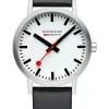 MONDAINE Herrenuhren-Classic 40 mm brushed A660.30360.16SBBV