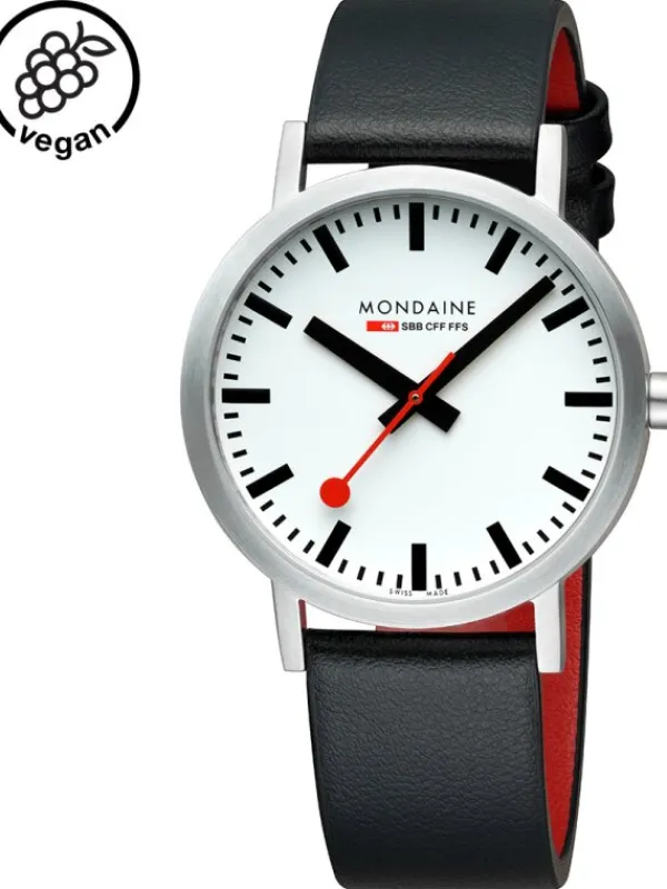 MONDAINE Herrenuhren-Classic 40 mm brushed A660.30360.16SBBV
