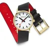 MONDAINE Damenuhren-Classic 30mm goldf. A658.30323.10SBBV