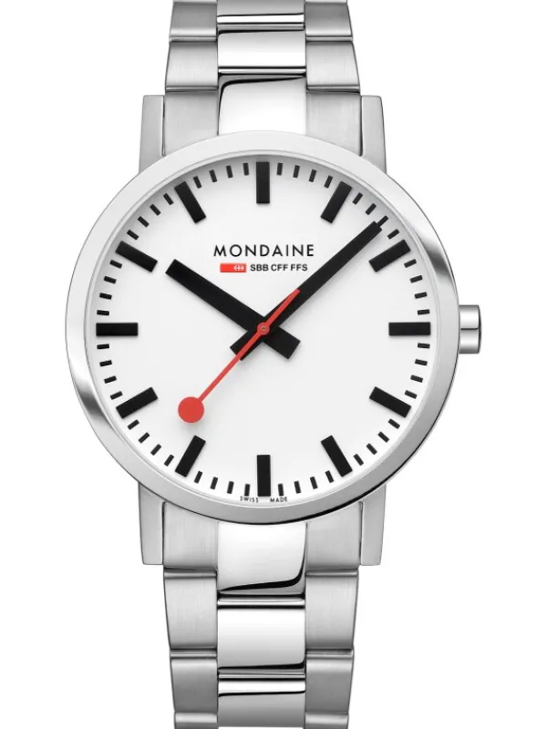 MONDAINE Herrenuhren-Classic 40mm Stahlband A660.30360.11SBJ