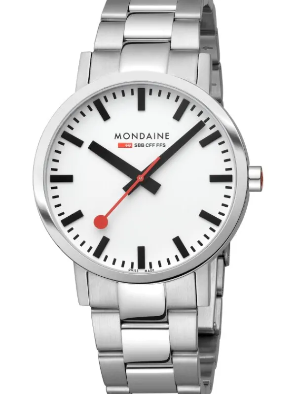 MONDAINE Herrenuhren-Classic 40mm Stahlband A660.30360.11SBJ