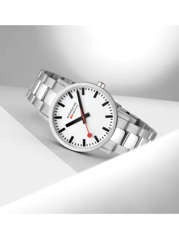 MONDAINE Herrenuhren-Classic 40mm Stahlband A660.30360.11SBJ