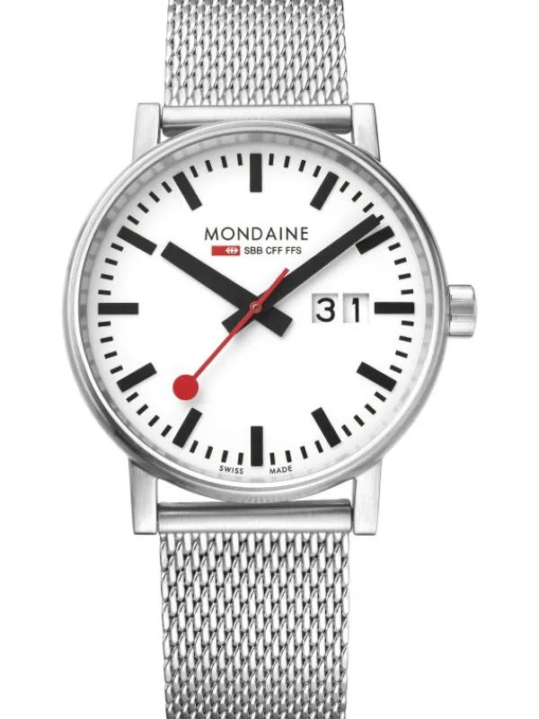 MONDAINE Herrenuhren-evo2 40 Saphire Big Date MSE.40210.SM