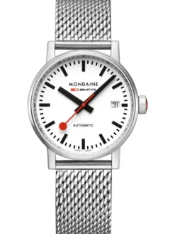 MONDAINE Damenuhren-EVO2 Automatik 35mm gebürstet MSE.35610.SM