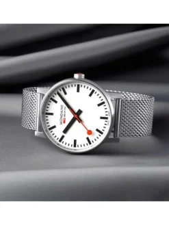 MONDAINE Herrenuhren-evo2 43 mm Milanese MSE.43110.SJ