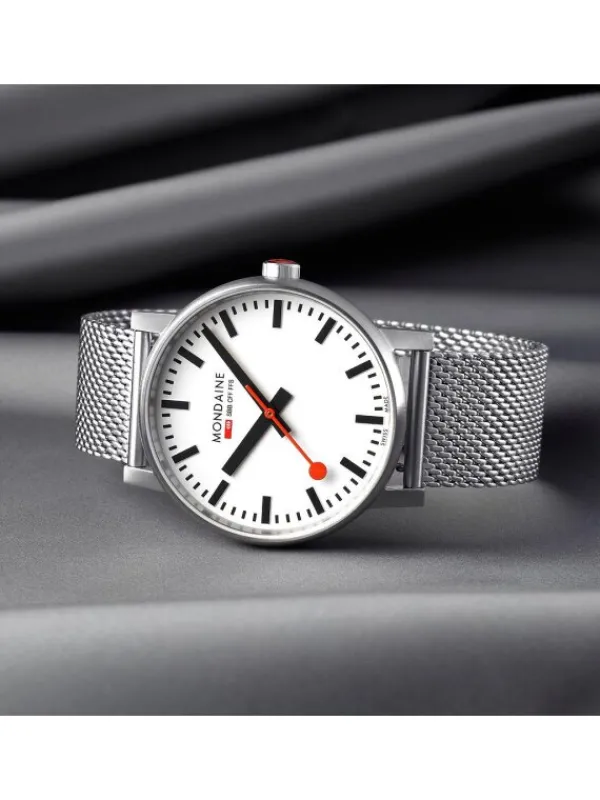 MONDAINE Herrenuhren-evo2 43 mm Milanese MSE.43110.SJ