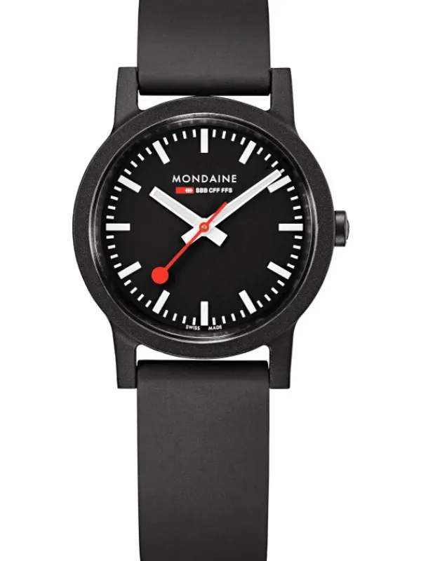 MONDAINE Damenuhren-Renewable, Kautschukarmband, 32 mm MS1.32120.RB