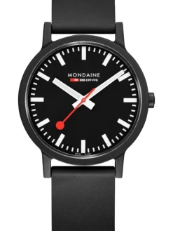 MONDAINE Herrenuhren-Renewable, Kautschukarmband, 40 mm MS1.41120.RB