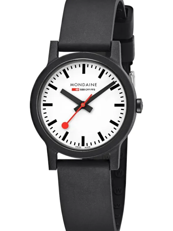 MONDAINE Damenuhren-Renewable, Kautschukarmband, 32 mm MS1.32110.RB