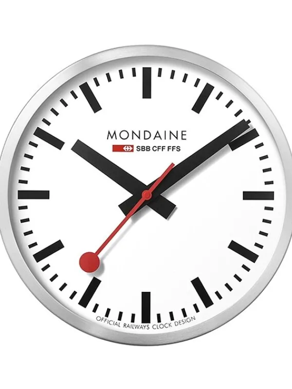 MONDAINE Wecker + Co. | Wanduhren-Round Wall Clock 40 cm A995.CLOCK.16SBB