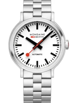 MONDAINE Herrenuhren-The Original, Ø 41 mm gebürstet Gliederband MST.4161B.SJ