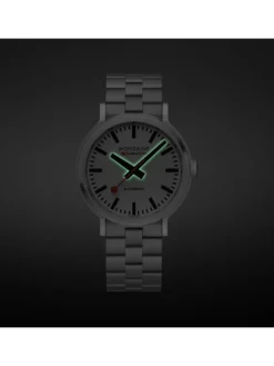 MONDAINE Herrenuhren-The Original, Ø 41 mm gebürstet Gliederband MST.4161B.SJ
