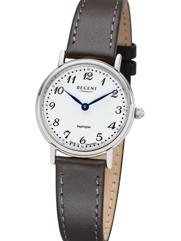 REGENT Damenuhren-Armbanduhr klassisch weiß GM-1601