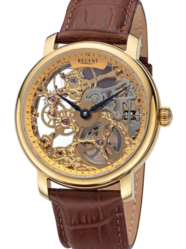 REGENT Herrenuhren-Armbanduhr Mechanisch GM-2204