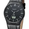 REGENT Herrenuhren-Armbanduhr mit Lederarmband FR-216
