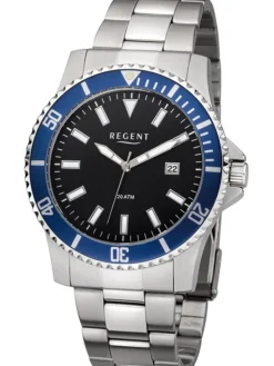 REGENT Herrenuhren-Armbanduhr Stahl BA-388 BA-388