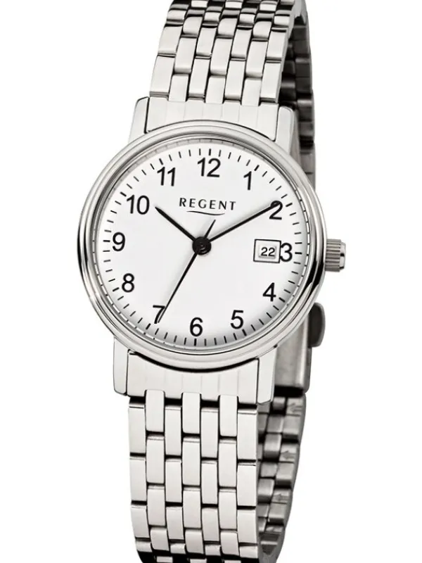 REGENT Damenuhren-Damenuhr Quarz Gliederarmband F-598