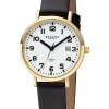 REGENT Damenuhren-Damenuhr Quarz goldf. Leder BA-791