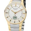 REGENT Herrenuhren-Herrenuhr Funk bicolor Gliederarmband FR-213