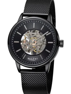 REGENT Herrenuhren-Herrenuhr Handaufzug Skelett F1397