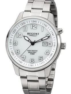 REGENT Herrenuhren-Herrenuhr mit Licht F1187