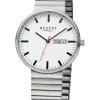 REGENT Herrenuhren-Herrenuhr Quarz weiß Zugband F1354