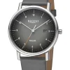 REGENT Herrenuhren-Herrenuhr Solar 39 mm grau F1547