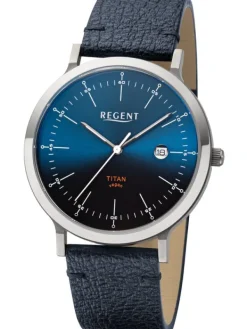 REGENT Herrenuhren-Titan vegan BA-701