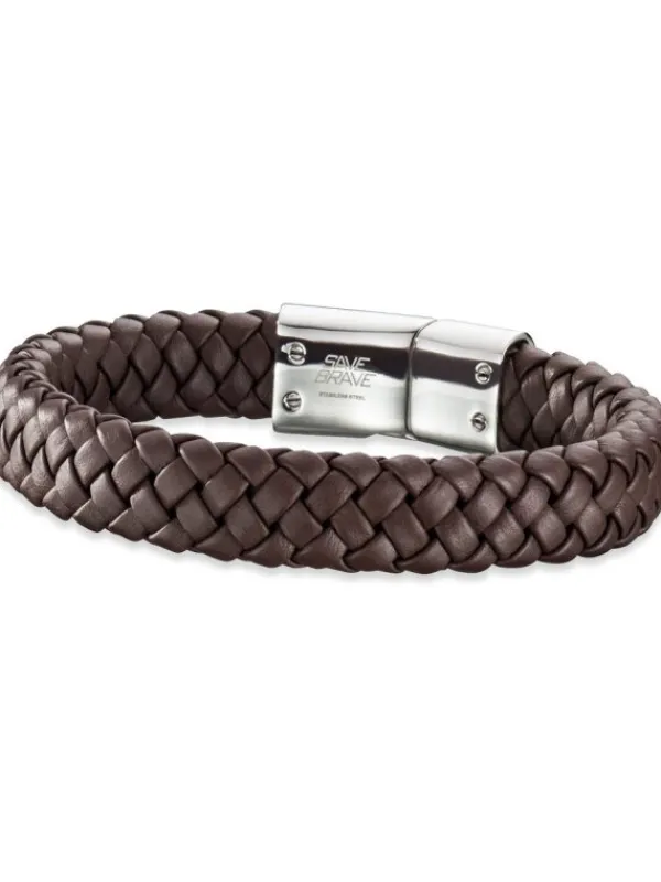Save Brave Armbänder-HARRY Armband Herren Braun SBB-HARRY-BR-21