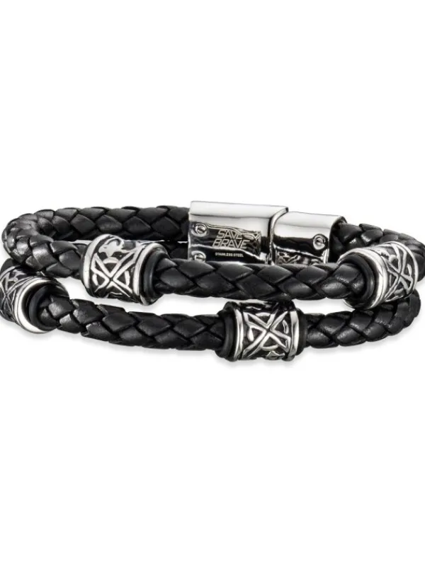 Save Brave Armbänder-OSCAR Lederarmband Herren SBB-OSCAR-21
