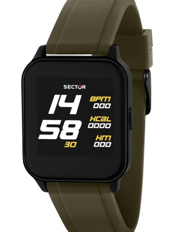 SECTOR Smartwatches | Herrenuhren-05 39*33MM DIGITAL GREEN SILICON R3251550001
