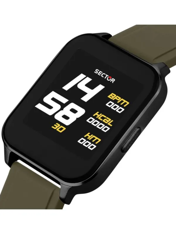 SECTOR Smartwatches | Herrenuhren-05 39*33MM DIGITAL GREEN SILICON R3251550001