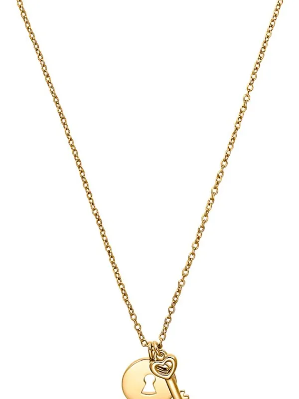 s.Oliver Halsketten + Collier-Damen Halsschmuck gelbvergoldet 2032602