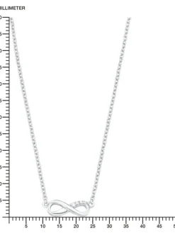 s.Oliver Halsketten + Collier-Damen Kette mit Anhänger Infinity 2017245