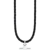 s.Oliver Halsketten + Collier-Herren Kette mit Anhänger Kreuz, Edelstahl 2015064