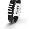 s.Oliver Armbänder-Herren Leder-Armband 9025510