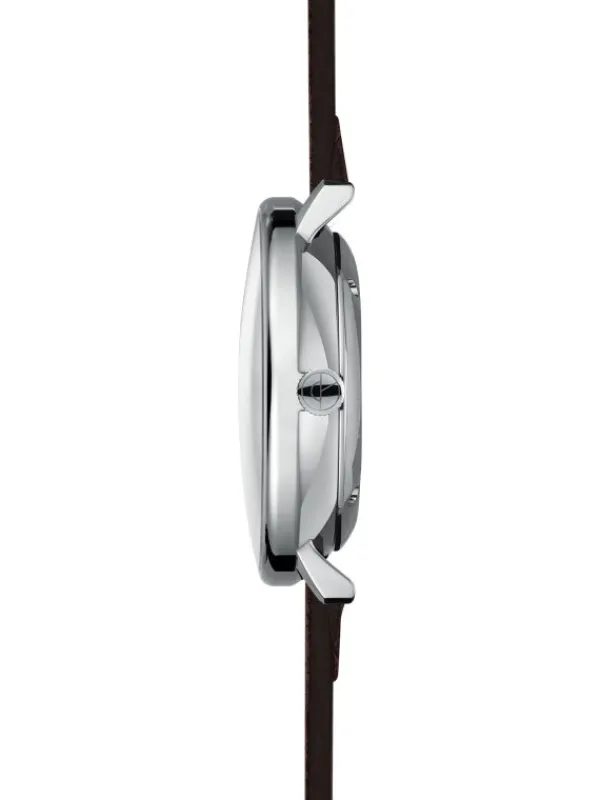 STERNGLAS Herrenuhren-HAMBURG AUTOMATIK Leder Braun Retro S02-HH10-VI11
