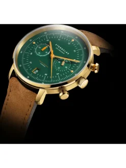 STERNGLAS Herrenuhren | Damenuhren-HAMBURG Chrono Edition Vintage Band Wildleder S01-HCV22-WL02