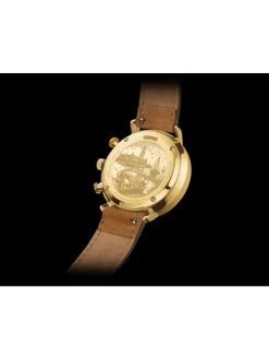 STERNGLAS Herrenuhren | Damenuhren-HAMBURG Chrono Edition Vintage Band Wildleder S01-HCV22-WL02