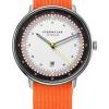 STERNGLAS Herrenuhren | Damenuhren-HAMBURG Edition Hafen Band Nylon signalorange S01-HHH16-FI02