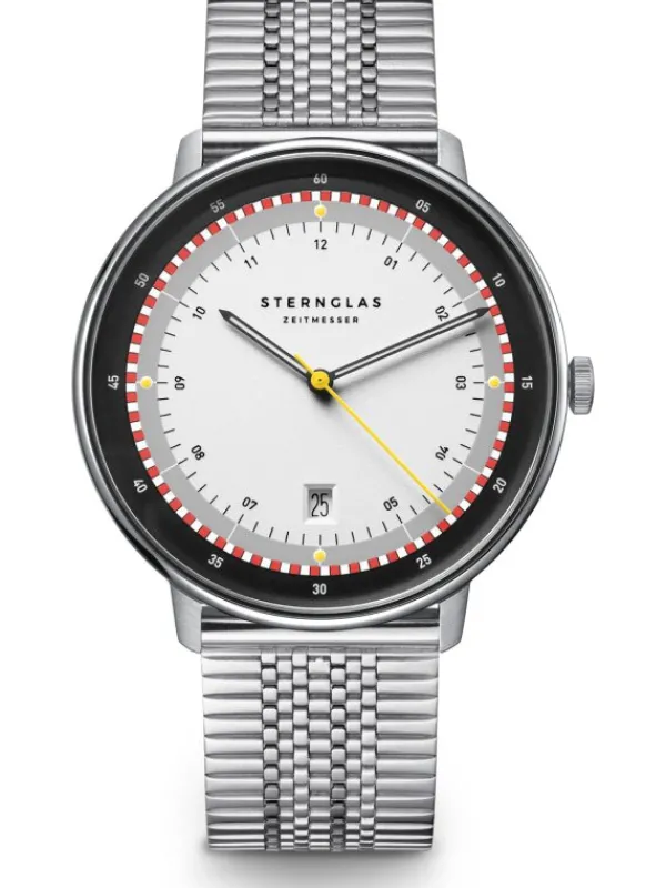 STERNGLAS Herrenuhren | Damenuhren-HAMBURG Edition Hafen Metallarmband S01-HHH16-ME08