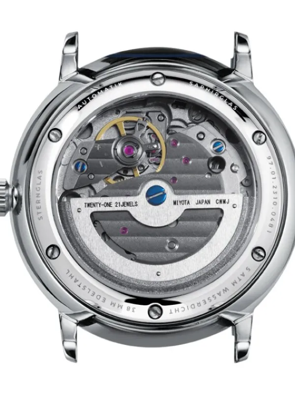 STERNGLAS Herrenuhren | Damenuhren-LUMATIK hellblau silber Band Nylon S02-LM17-NY05