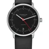 STERNGLAS Herrenuhren | Damenuhren-NAOS Automatik schwarz-rot Band Premium schwarz S02-NA43-PR07