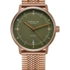 STERNGLAS Herrenuhren | Damenuhren-NAOS Automatik dunkelgrün bronze Band SuperSlim bronze S02-NA35-ME10