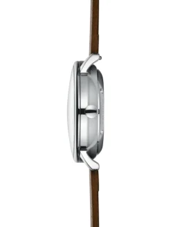 STERNGLAS Herrenuhren | Damenuhren-NAOS Automatik schwarz Leder braun S02-NA03-PR04
